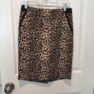 EUC The Limited Animal Print Skirt - Size 2